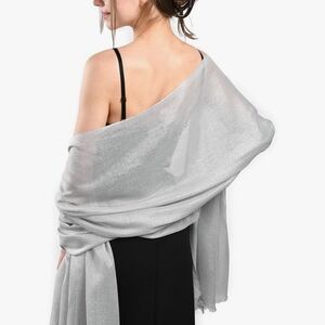 Silver/gray wrap for dresses